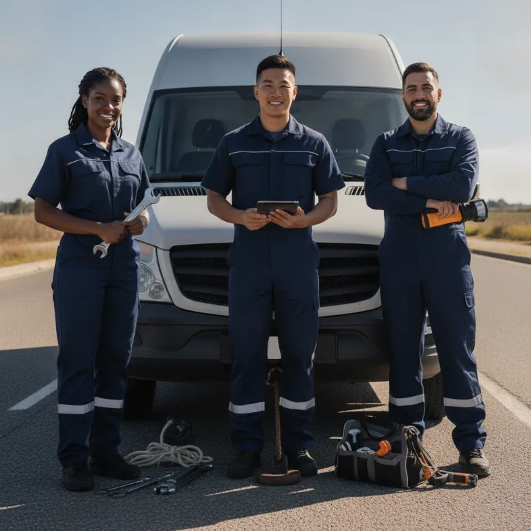 Abschleppdienst Team in Bergedorf